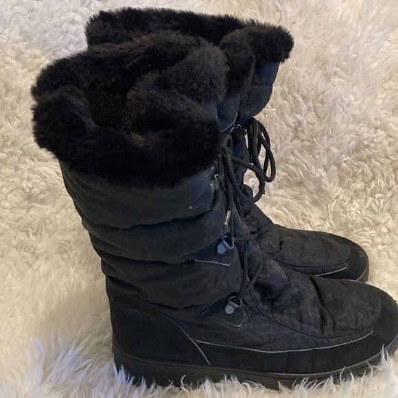 San Bernardo Puffy quilted snow boots size 7 - Picture 5 of 10